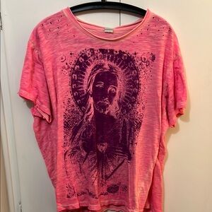 Pink Graphic Women's Top Christ Magnolia Pearl original